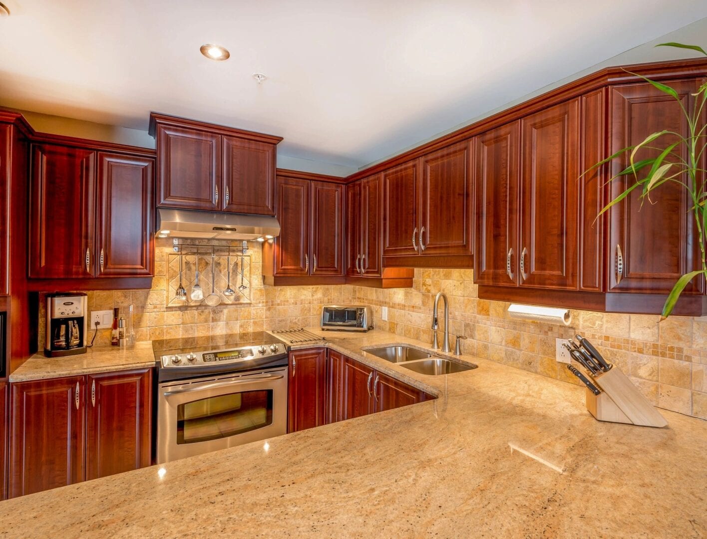 Deluxe Cabinets and Granite